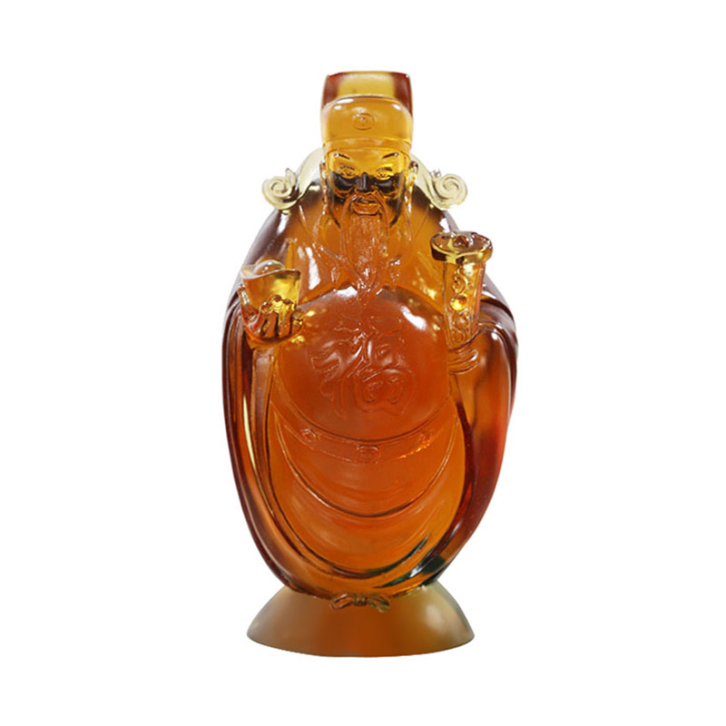 Sklenené ozdoby Boha bohatstva