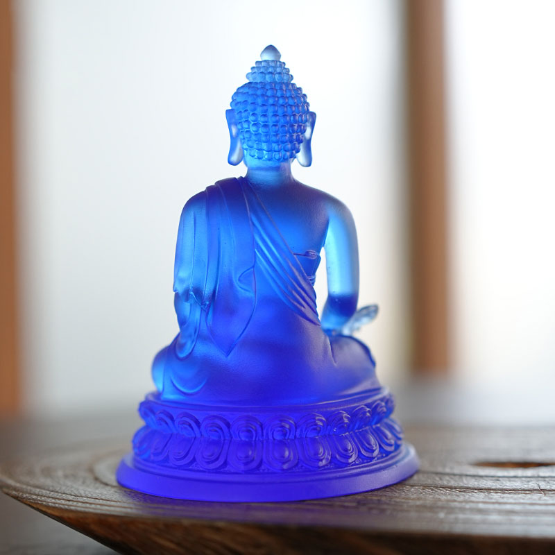 Farebná glazúra Sochy Medicínskeho Budhu