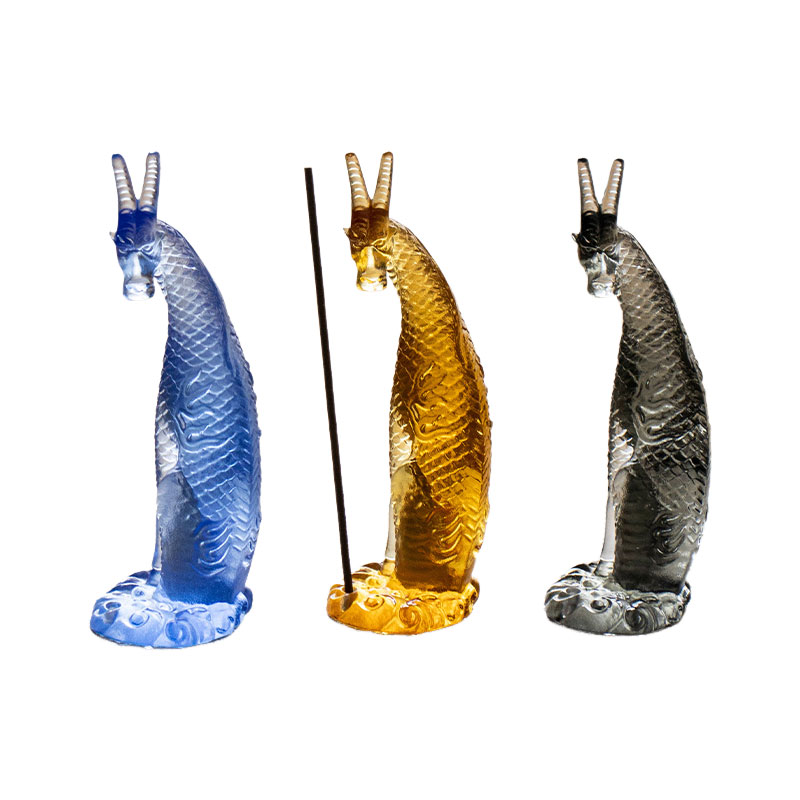 Sklenený držiak na vonné tyčinky Kirin