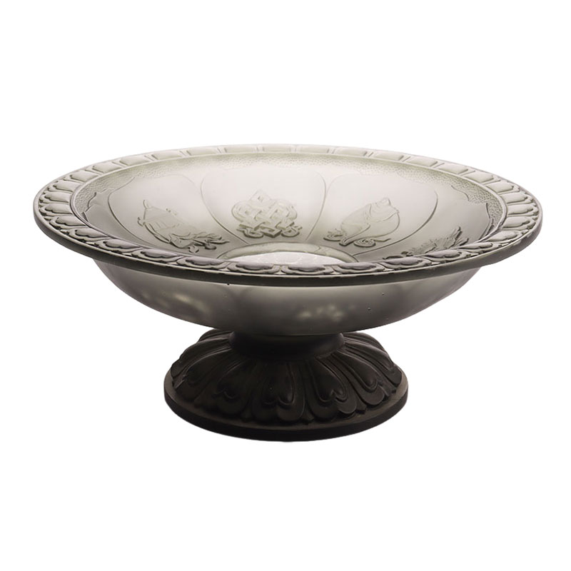 Miska na ovocie v šedej glazúre