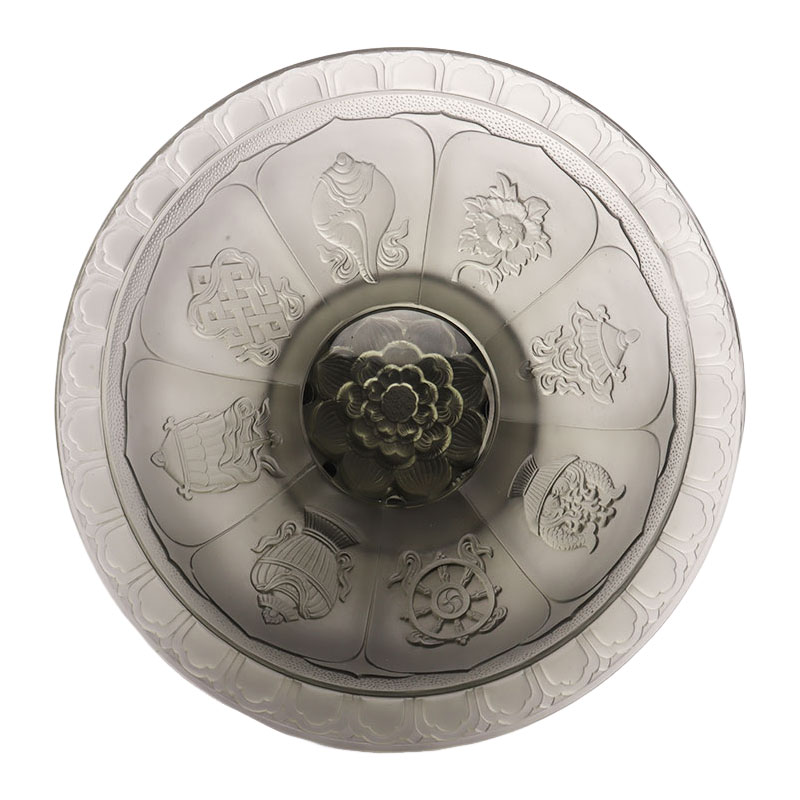 Miska na ovocie v šedej glazúre