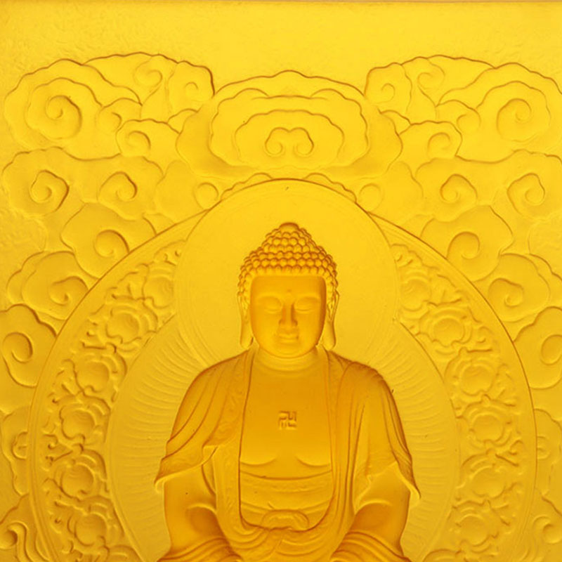 Dekoratívna tehla Amitabha Buddha Liuli