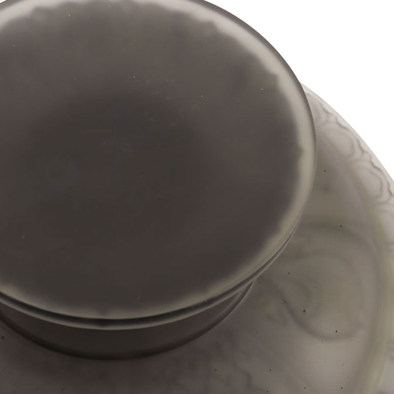 Miska na ovocie v šedej glazúre