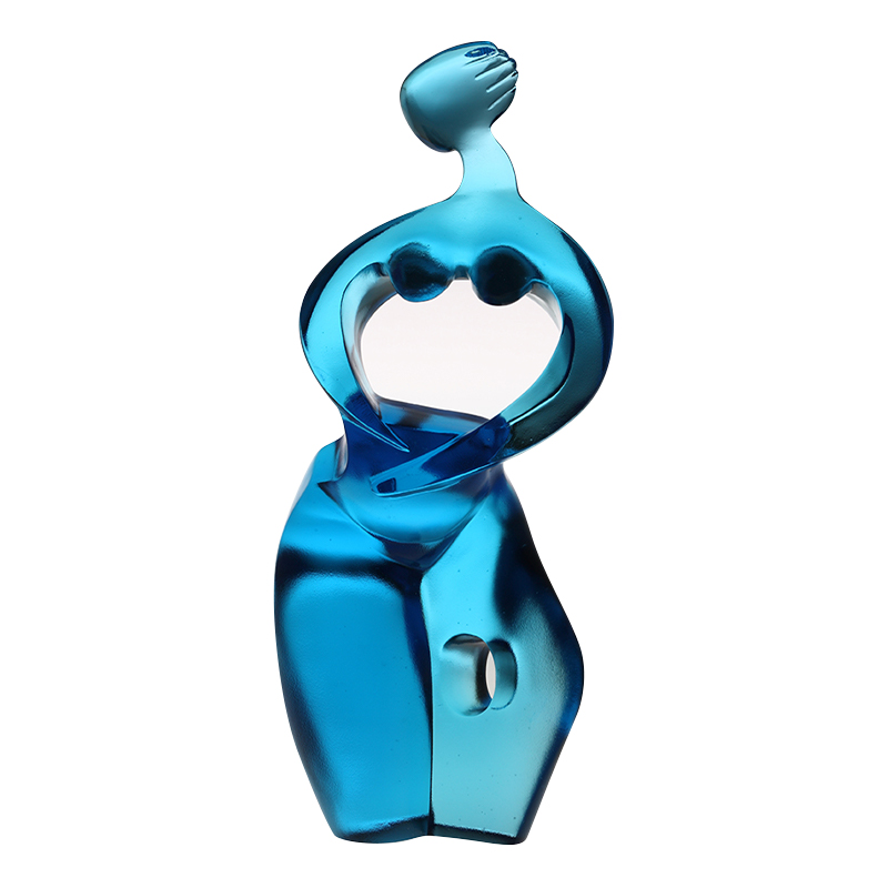 Čisto modré umelecké figúrkové ozdoby Artemis