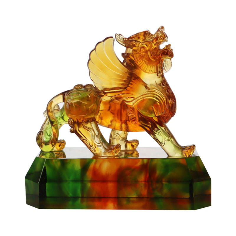 Krištáľovo farebná glazúra beštie ozdoby