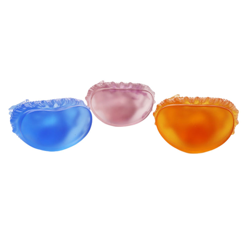 Farebná socha Budhu medicíny Liuli Crystal