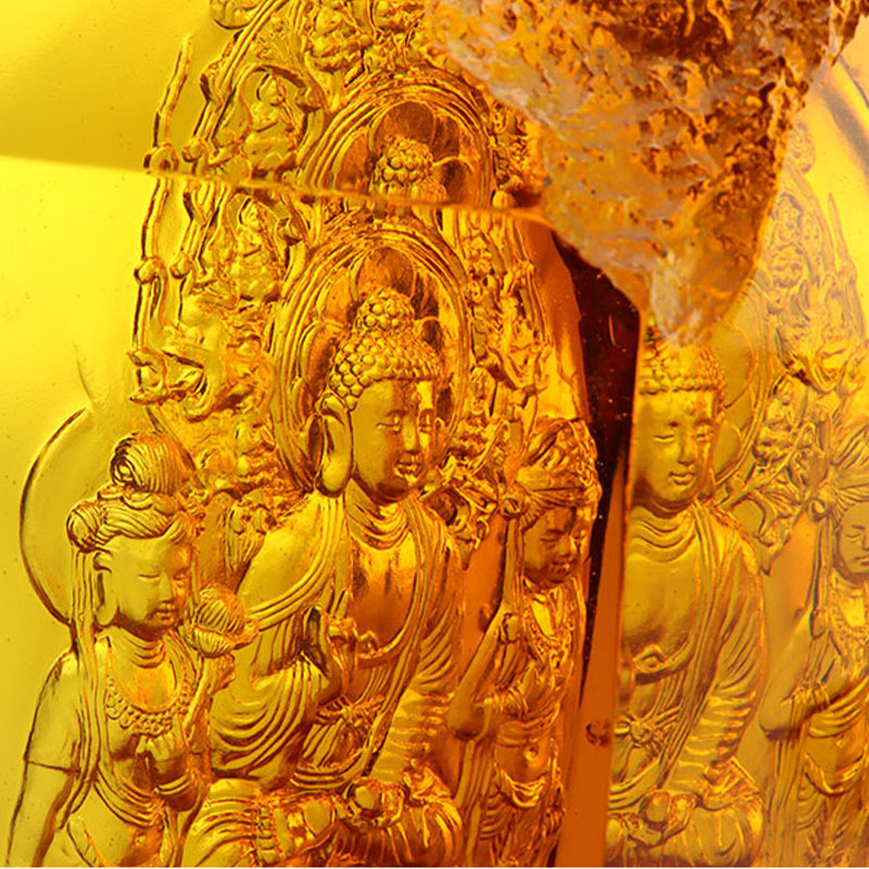 Krištáľové sochy Budhu Amitayus