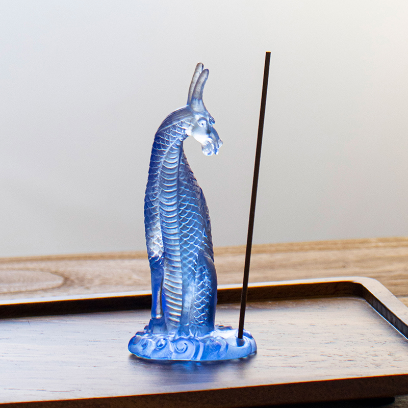 Sklenený držiak na vonné tyčinky Kirin