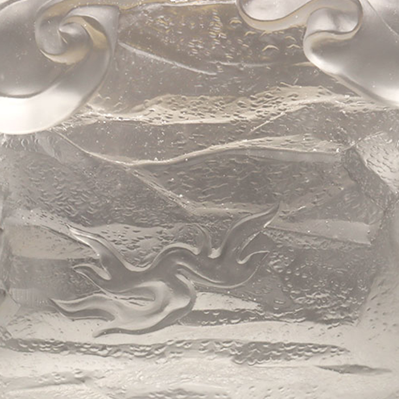 Sklenená socha Ksitigarbha Bodhisattvu