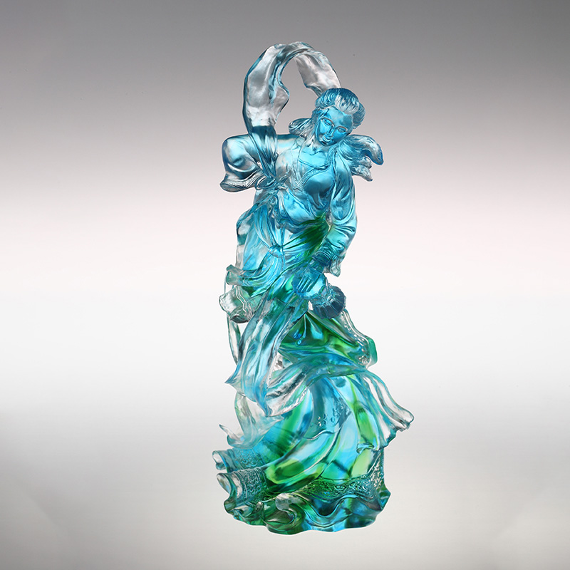 Sklenené ozdoby z ibišteka s obláčikom